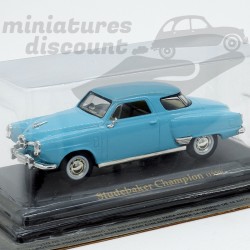 STUDEBAKER CHAMPION DE 1950 (BLEU) - 1/43ème sur socle