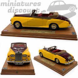 RARE ! ROLLS ROYCE SILVER CLOUD III DE 1962 (JAUNE) - FYP CRÉTAION - 1/43ème en boite
