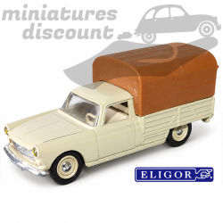 PEUGEOT 404 PICK-UP BACHE (BEIGE) - ELIGOR - 1/43ème en boite