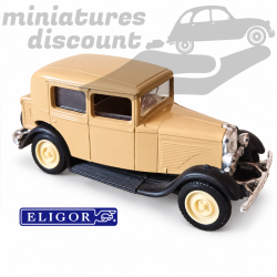 PEUGEOT 201 (BEIGE) - ELIGOR - 1/43ème en boite