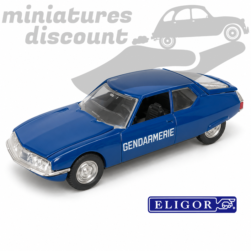 CITROËN SM "GENDARMERIE" (BLEU) - ELIGOR - 1/43ème en boite