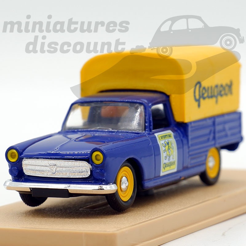 PEUGEOT 404 PICK-UP BACHE (BLEU) - ELIGOR - 1/43ème en boite