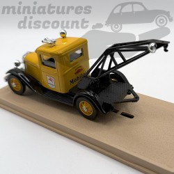 FORD V8 DÉPANNEUSE "MOBILGAS" 1934 (JAUNE) - ELIGOR - 1/43ème en boite