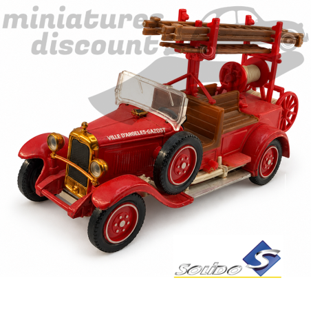 CITROËN C4F DES POMPIERS ARGELES-GAZOST (ROUGE) - SOLIDO - 1/43ème en boite