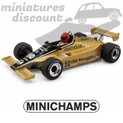 WILLIAMS FW07 RAM RACING R.KEEGAN ITALIE GP 1980 (MARRON) - MINICHAMPS - 1/43ème en boite
