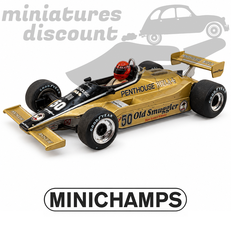 WILLIAMS FW07 RAM RACING R.KEEGAN ITALIE GP 1980 (MARRON) - MINICHAMPS - 1/43ème en boite
