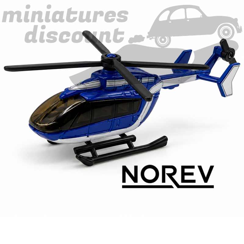 HELICOPTÈRE GENDARMERIE (BLEU) - NOREV - 3inch en boite