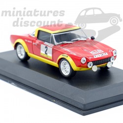 FIAT 124 ABARTH RALLYE DU PORTUGAL 1974 N°2 (ROUGE) - 1/43ème en boite