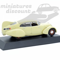 PEUGEOT 402 ANDREAU (BEIGE) - 1/43ème sur socle