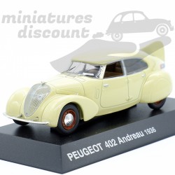 PEUGEOT 402 ANDREAU (BEIGE) - 1/43ème sur socle