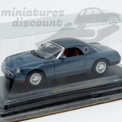 FORD THUNDERBIRD 2003 (GRIS) - 1/43ème sur socle