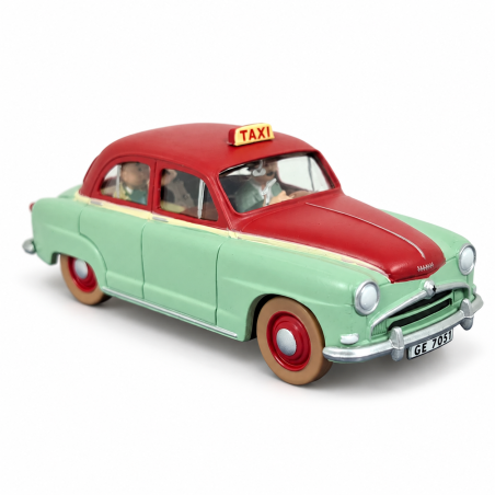 Taxi Simca Aronde de 1954 de l'affaire tournesol - Tintin - 1/43ème en boite