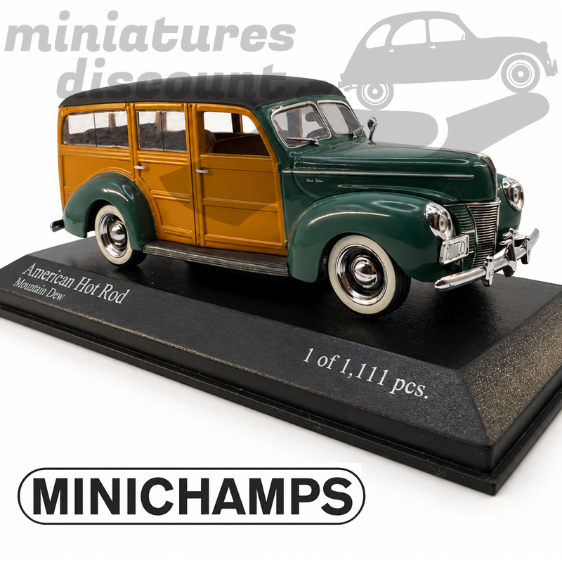 Woody - American Hot Rod - MINICHAMPS - 1/43ème en boite