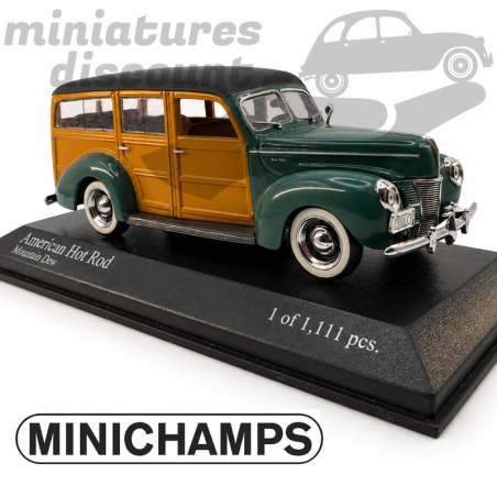 Woody - American Hot Rod - MINICHAMPS - 1/43ème en boite