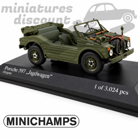 PORSCHE 597 "Jagdwagen" - MINICHAMPS - 1/43ème en boite