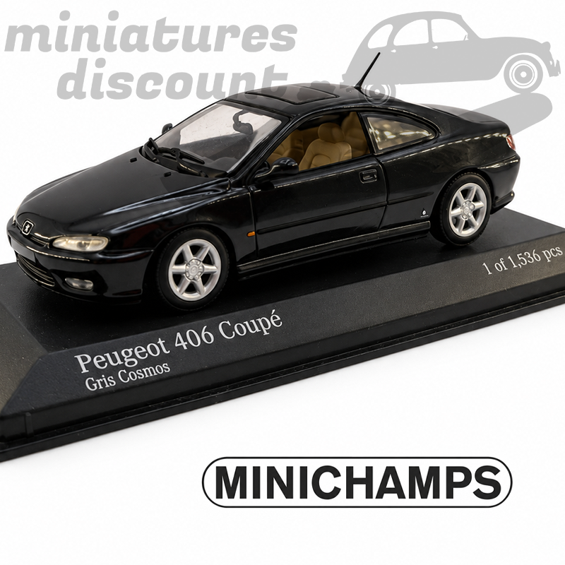 Peugeot 406 Coupé - MINICHAMPS - 1/43ème en boite