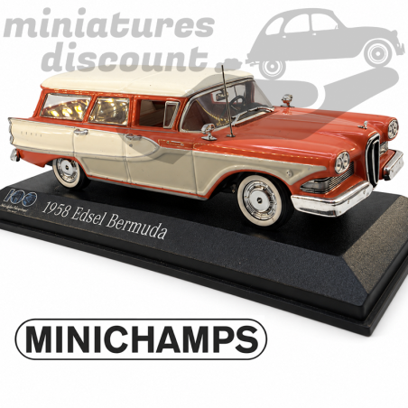 Edsel Bermuda 1958 - MINICHAMPS - 1/43ème en boite