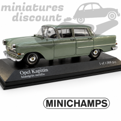 Opel Kapitän (Islandgrün métallic) - MINICHAMPS - 1/43ème en boite