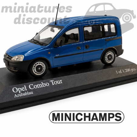 Opel Combo Tour Vitré (Bleu) - MINICHAMPS - 1/43ème en boite