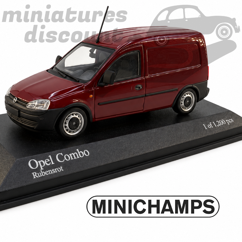 Opel Combo Tolé (Bordeaux) - MINICHAMPS - 1/43ème en boite