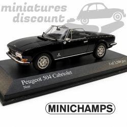 Peugeot 504 Cabriolet - MINICHAMPS - 1/43ème en boite