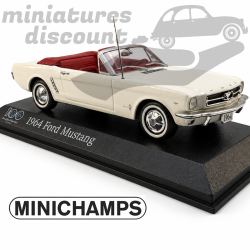 Ford Mustang Cabriolet de 1964 - MINICHAMPS - 1/43ème en boite