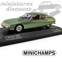 Citroën SM de 1970 (vert) - MINICHAMPS - 1/43ème en boite