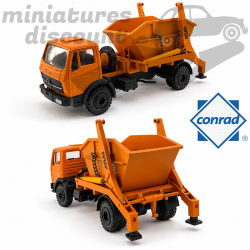 CONRAD - Camion Mercedes Travaux Publics Benne Atlas  - 1/50ème en boite