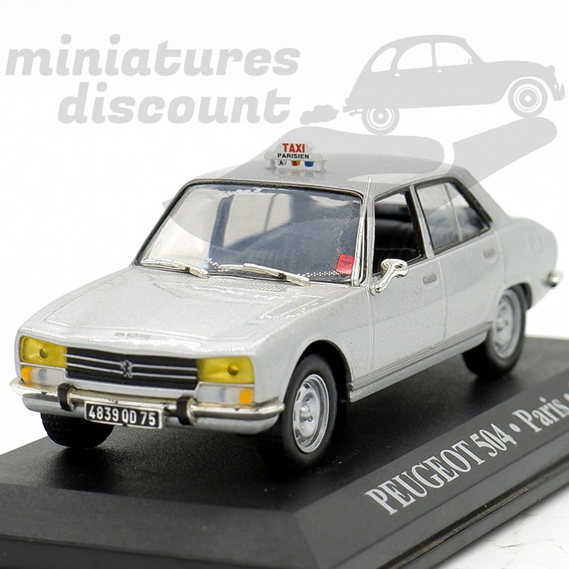 Peugeot 504 - Taxis (Paris) 1977 - 1/43ème en boite