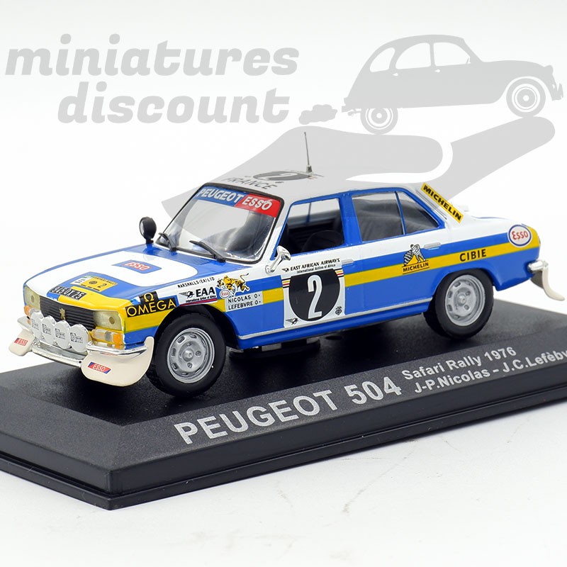 Peugeot 504 - Safari Rallye 1976 - 1/43ème en boite
