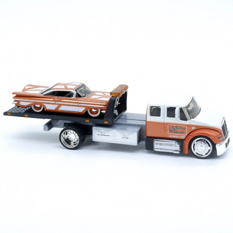 Chevrolet Impala Et Son Camion Plateau Miniature