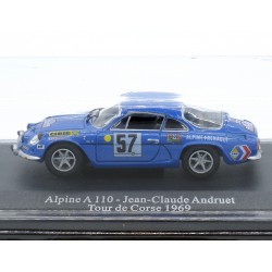 Alpine A110 - Tour de Corse 1969 - Sous blister