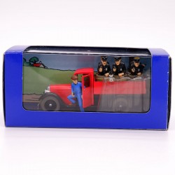 Le camion de police de Chicago, de Tintin en Amérique - 1/43ème en boite