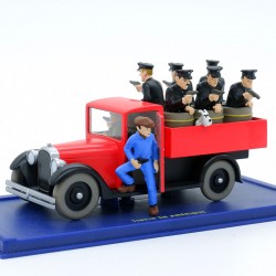 Le camion de police de Chicago, de Tintin en Amérique - 1/43ème en boite