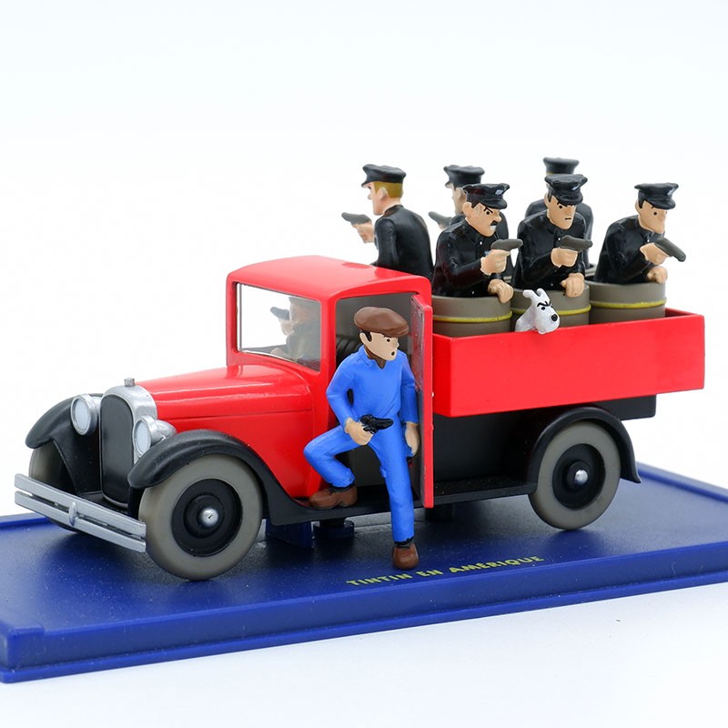 Le camion de police de Chicago, de Tintin en Amérique - 1/43ème en boite