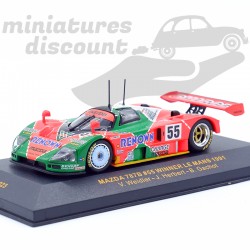 MAZDA 787B 1991 (ROUGE) - IXO - 1/43ème en boite
