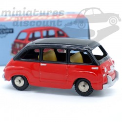 FIAT 600 M (NOIR/ROUGE) - MERCURY - 1/43ème en boite