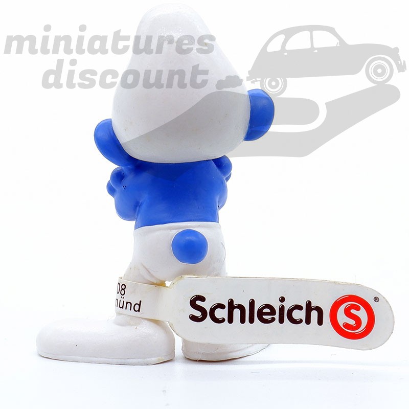 SCHTROUMPF 40501 - CYCLISTE N°6 socle 1979 Germany Peyo Schleich Schtroumpfs EUR 15,00 - FR