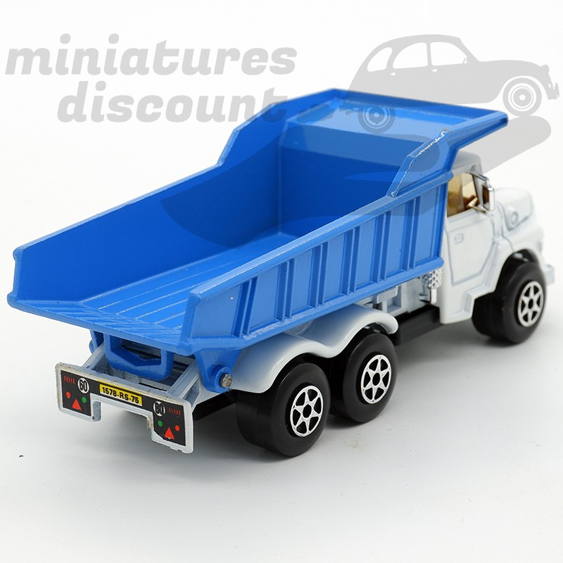 Camion Saviem Bâché Majorette Vintage - Échelle 1/100 - Modèle En Métal Moulé - Occasion Avec Boîte