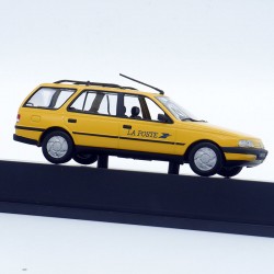 PEUGEOT 405 BREAK 1987 LA POSTE (JAUNE) - 1/43ème sous blister