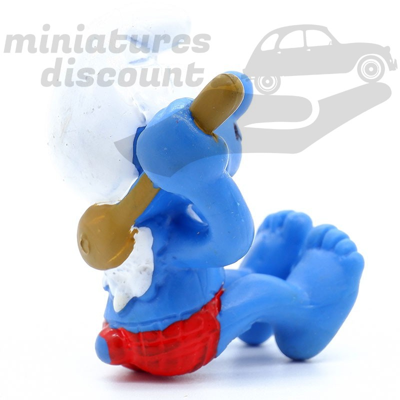 Les Schtroumpfs - Schleich - 20023 Schtroumpf guitare basse (corps orange & cord