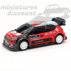 CITROËN C3 WRC N°7 (ROUGE) - NOREV - 3 inches 1/64ème en boite