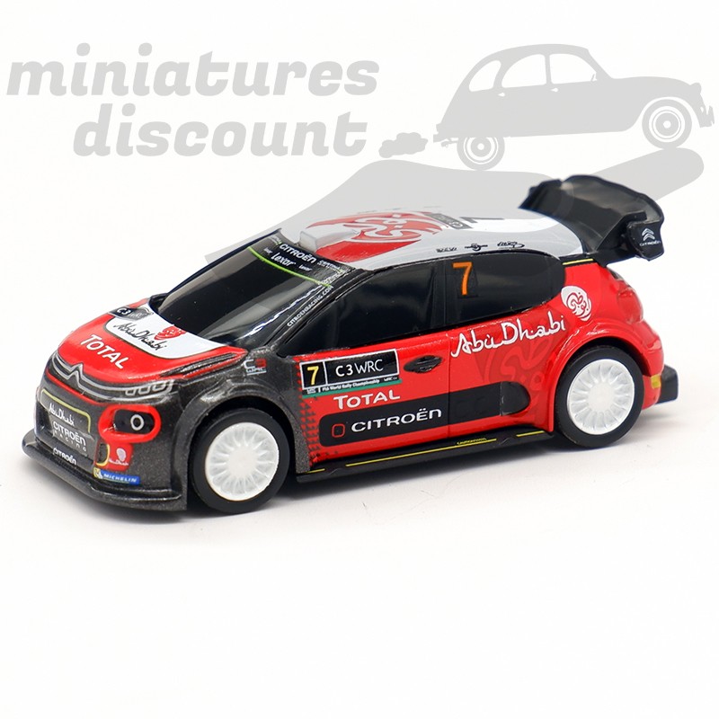 CITROËN C3 WRC N°7 (ROUGE) - NOREV - 3 inches 1/64ème en boite