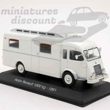 CAMPING-CAR RENAULT NOTIN 1000KG 1951 (BLANC) - 1/43ème sous blister