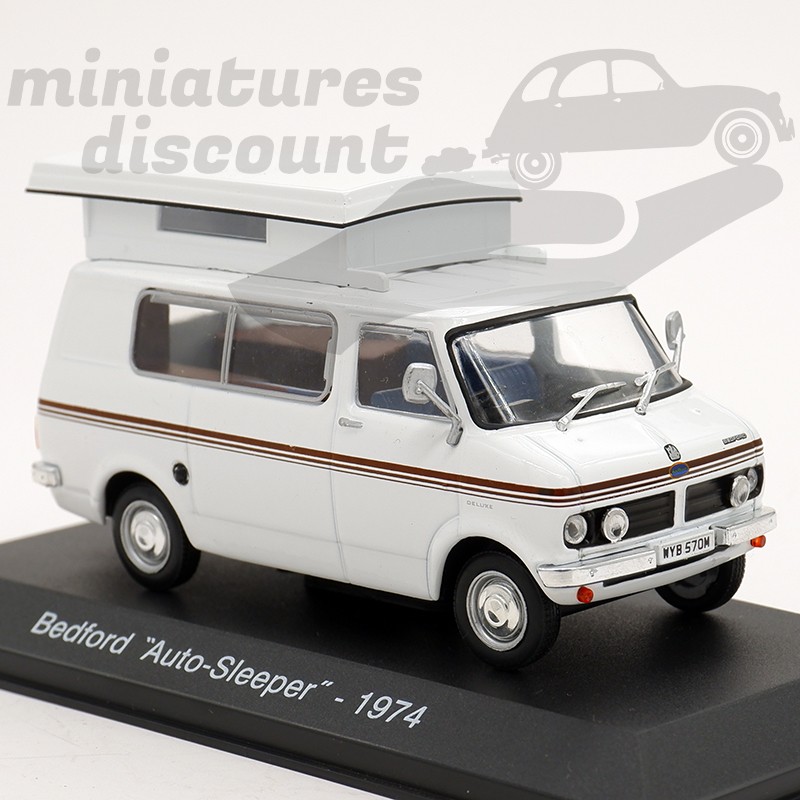 CAMPING-CAR BEDFORT "AUTO-SLEEPER" 1974 (BLANC) - 1/43ème sous blister