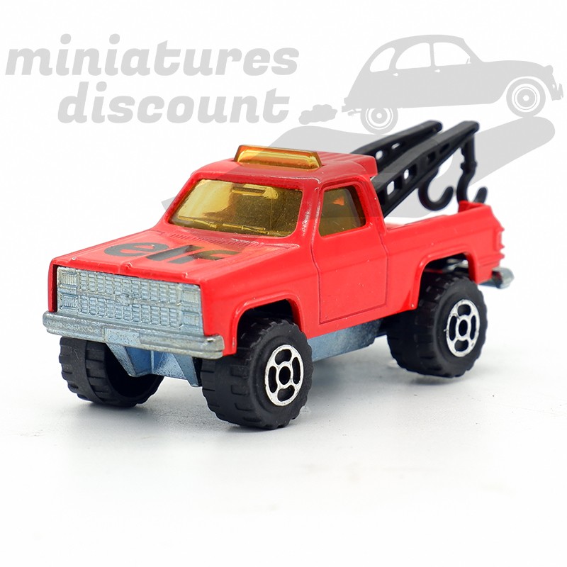 CAMION DÉPANNEUSE ELF (ROUGE) - MAJORETTE - 1/62ème en boite