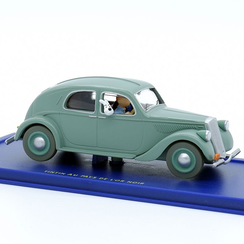 La Lancia Aprilia de l'Emir de Tintin au Pays de l'or noir - 1/43ème en boite
