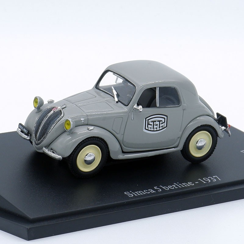 SIMCA 5 BERLINE 1937 LA POSTE (GRIS) - 1/43ème sous blister
