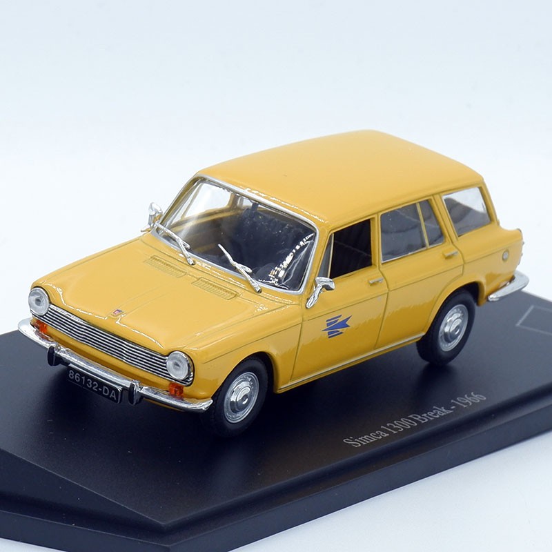 SIMCA 1300 BREAK 1966 LA POSTE (JAUNE) - 1/43ème sous blister
