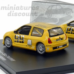 RENAULT CLIO SPORT TROPHY (JAUNE FONCÉ) - UNIVERSAL HOBBIES - 1/43ème en boite